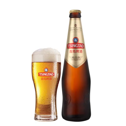 青岛啤酒（TsingTao）青岛啤酒香格里拉大瓶450mlX12定制款啤酒 商品图0