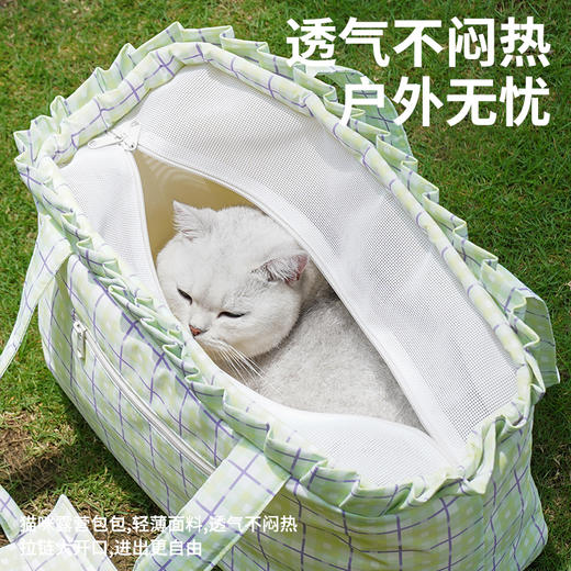 zeze格纹宠物外出包-B(包邮) 商品图1