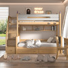 喜梦宝双层床全实木高低床松木上下铺成人床儿童床现代简约子母床 小雪糕 商品缩略图0