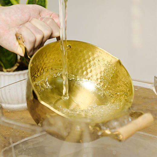 神田钛金双耳雪平锅奶锅辅食锅18cm/20cm 玻璃盖木盖随机发 商品图10