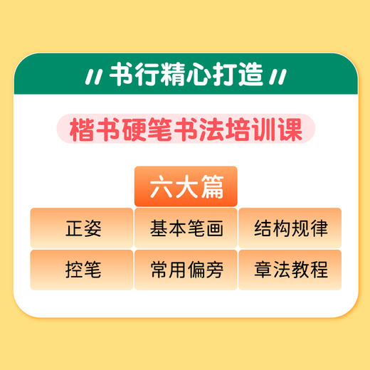 硬笔书法视频课楷书视频教程215节课时（每节课10分钟左右）+点评+解疑答惑 商品图4