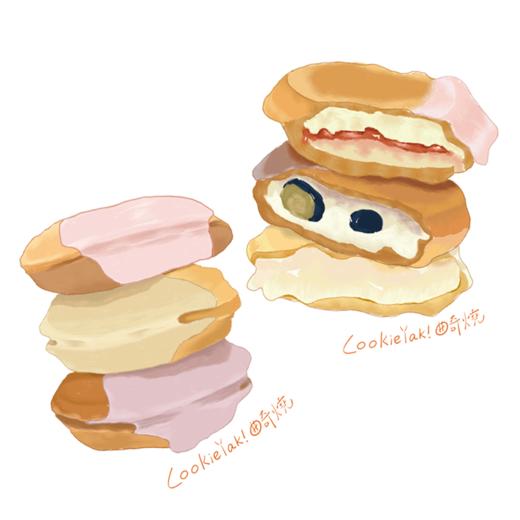 周边｜叠叠烧冰箱贴（2款花色随机，可积分兑换） 商品图0