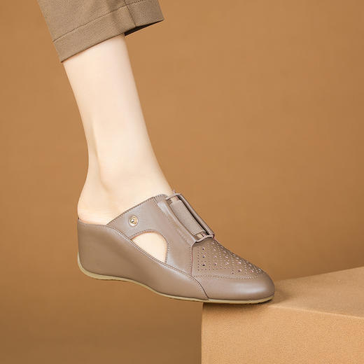 夏季新款，简约坡跟两穿凉鞋XYM-k767 商品图11