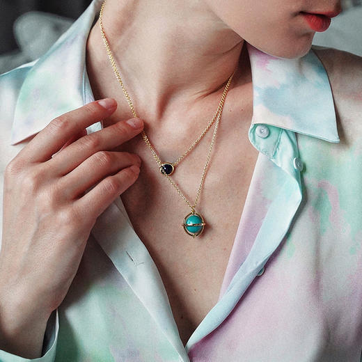 Galaxy星河系列｜星球项链 商品图1