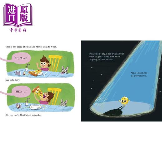 【中商原版】艾米被吃掉了 Henry Paker：Amy Gets Eaten 英文原版 儿童知识绘本 亲子图画书 精品绘本 让人大笑的图画书 商品图1