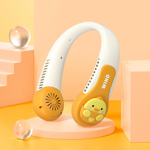 【无叶挂脖风扇】轻松户外运动 自由调节风速 全天候降温 商品图3