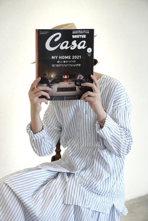 g日系简约条纹半裙 商品图4