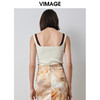 VIMAGE纬漫纪秋季新款显瘦简约舒适吊带上衣V2001601 商品缩略图4