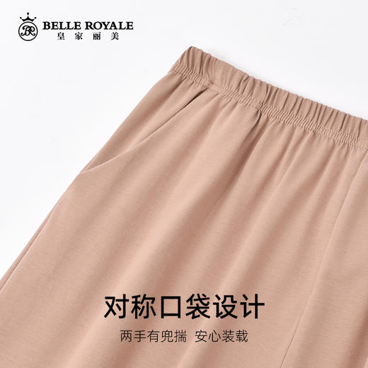 睡衣纯棉时尚印花休闲短袖长裤薄款可外穿家居服套装男女春夏情侣新款JJT9940 商品图4