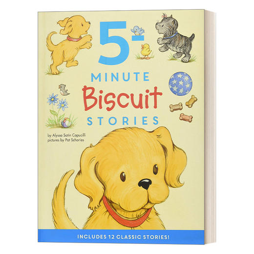 Collins柯林斯 英文原版 5-Minute Biscuit Stories  小饼干12个故事精装合集 英文版 进口英语原版书籍 商品图0