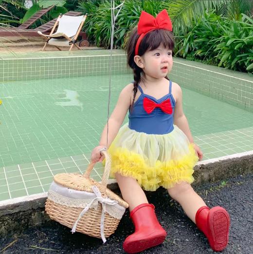 夏3051女小童连体泳衣A230601（100-140码） 商品图0