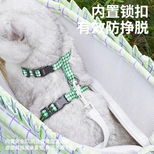 zeze格纹宠物外出包-B(包邮) 商品图3