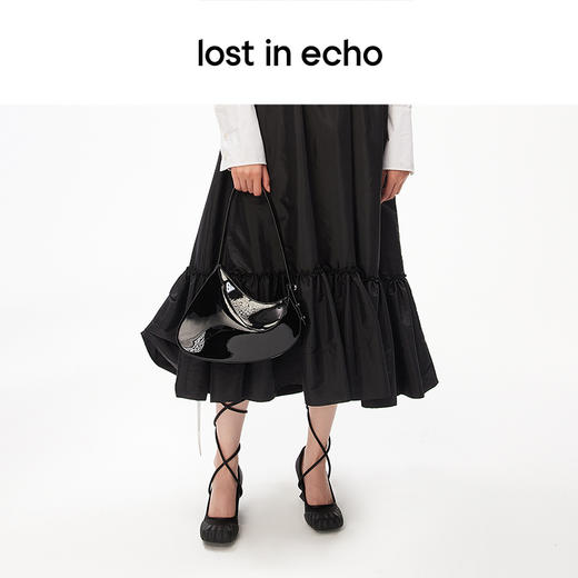 [断码]lost in echo设计师款方头交叉绑带芭蕾舞法式百搭时尚增高高跟鞋 商品图1