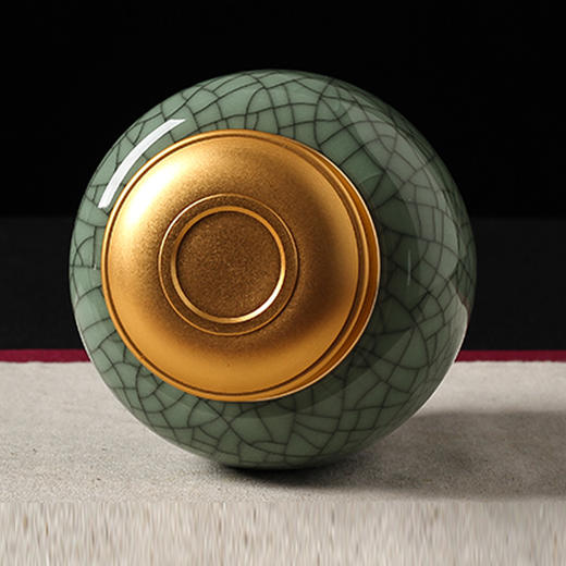 哥窑招财罐【单瓷 • 75g】30元 一个/满20个包邮 商品图3