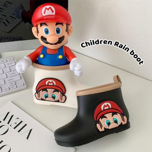 【夏日必备良品】新款儿童雨鞋，可爱卡通造型，男女童通用，防滑耐磨，轻便舒适，让宝宝在雨天里畅快奔跑。适合户外游戏、学校、旅行等场合！ 商品图1