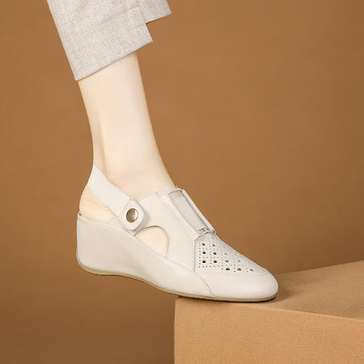 夏季新款，简约坡跟两穿凉鞋XYM-k767 商品图5