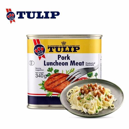 【中欧班列直供】丹麦进口郁金香猪肉午餐肉罐头340g/罐 商品图8
