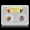 中国京剧脸谱 典韦 钟馗 彩色纪念银币（第一组） 商品缩略图0