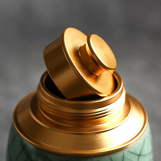 哥窑小杯罐【单瓷 • 30g】18元 一个/满30个包邮 商品图2