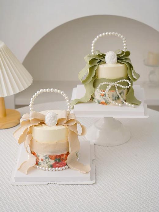 网红欧式蛋复花篮造型（绿色丝带） 商品图2