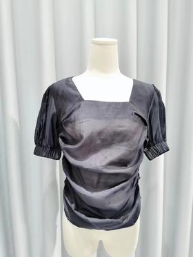 ZM22176#U领褶上衣