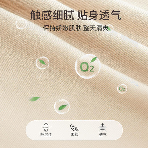 雅黛丽内裤女舒适高弹裸感透气女士三角裤3条装 商品图2