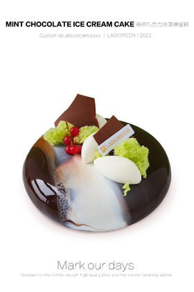 薄荷巧克力冰淇淋蛋糕