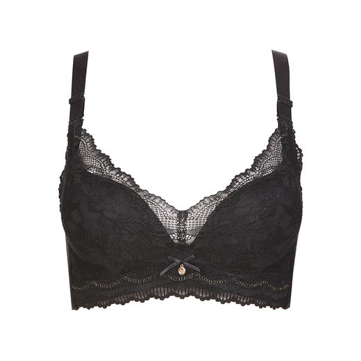 都市丽人聚拢升杯BC杯适穿舒适更聚拢焦点杯蕾丝内衣两种厚度3/4杯常规文胸树脂胶圈四排扣新年本命年红品YB32A3 商品图10