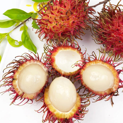 海南保亭红毛丹  果肉晶莹剔透    肉质细嫩    甜甜的清凉口感    风味独特  礼盒装包邮发出 商品图2