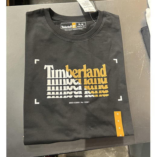 Timberland/添柏岚 男士字母印花REGULAR FIT纯棉透气短袖T恤 商品图2