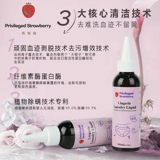 苏铂俪内衣洗衣液除螨易漂洗温和0添加洗衣液100ml 商品图1