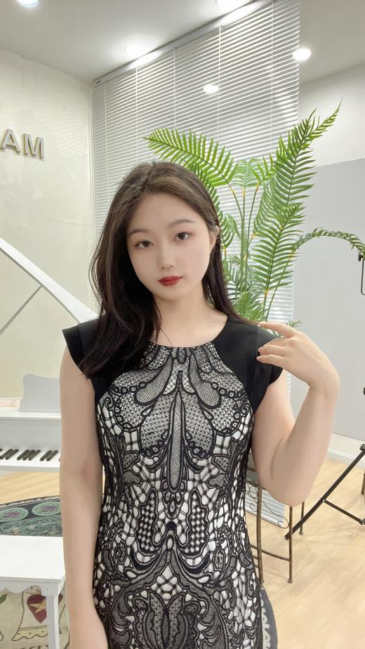 吉思缇那修身无袖礼服连衣裙11516088 商品图2