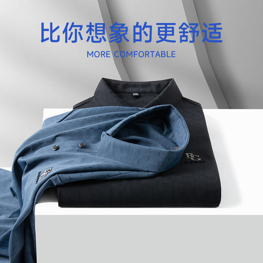 一口价【新款DPS】大依优型大码冰丝短袖POLO衫翻领夏季加肥加大肥佬休闲商务宽松透气 商品图2