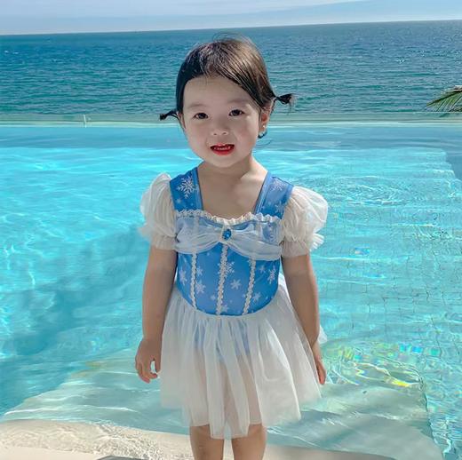 夏3051女小童连体泳衣A230601（100-140码） 商品图2