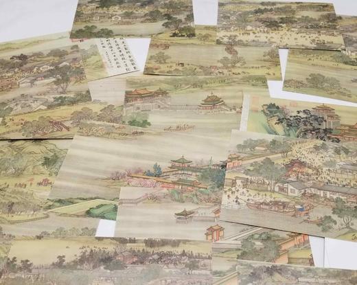 《台北故宫明信片10种》，台北故宫2013年—2021年印制。具体名称如下：
 
1：清院本清明上河图明信片
2：定州花瓷明信片
3：瓶盆风华明信片
4：花想容明信片
5：毫素风采明信片
6：范宽及其 商品图6