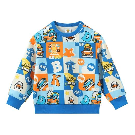 B.DUCK小黄鸭童装春秋圆领卫衣90-130 BF3408063A 商品图2