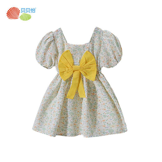 贝贝怡童装女童短袖连衣裙夏季儿童裙子公主裙甜美新款夏装 商品图2