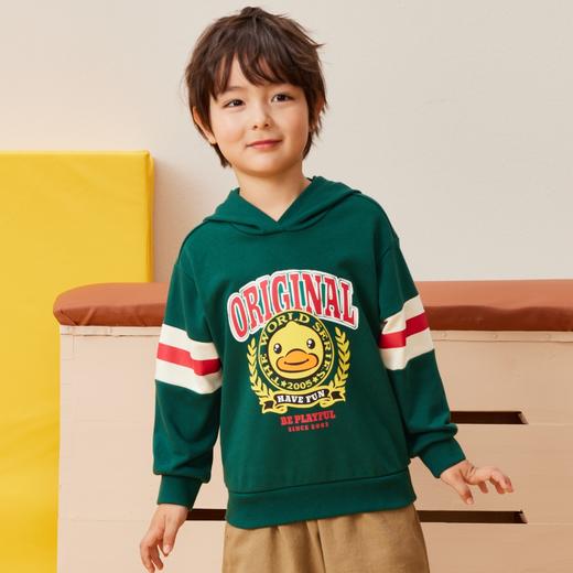 B.DUCK小黄鸭童装春秋带帽卫衣105-150 BF3408083 商品图3