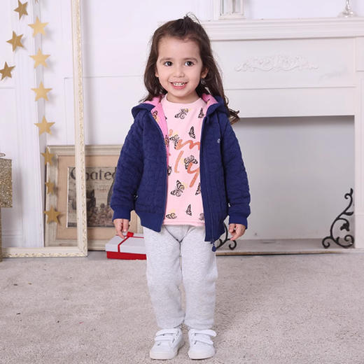 棉果果春秋款女童空气层长袖外套M322100218502 商品图1