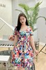 吉思缇那彩色短袖连衣裙11516039 商品缩略图2