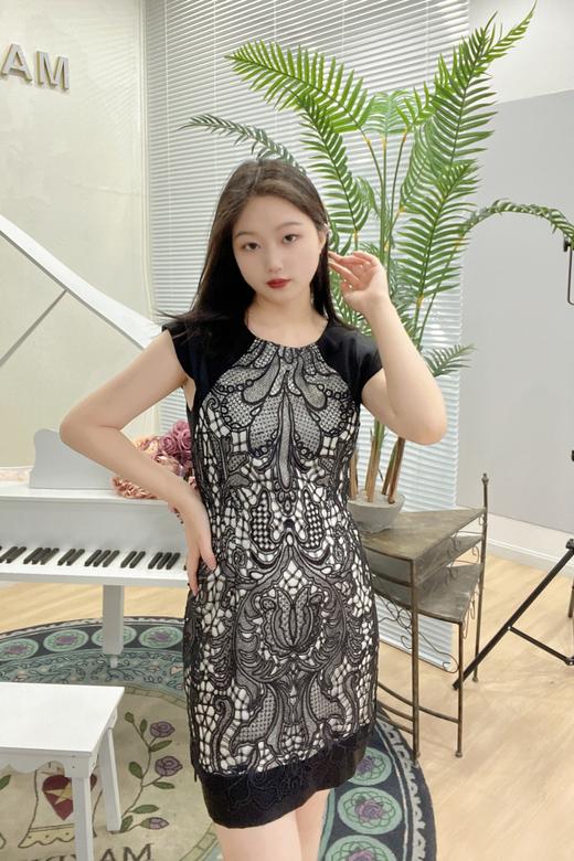 吉思缇那修身无袖礼服连衣裙11516088 商品图0