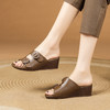 夏季新款，简约坡跟凉拖鞋XYM-k776 商品缩略图0