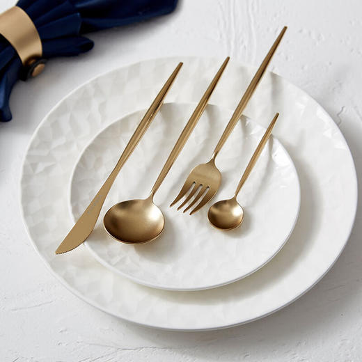 【6F】多样屋（TAYOHYA） 不锈钢西餐具四件套餐具套装刀叉勺套装送礼自用礼盒 爵西餐具 商品图1