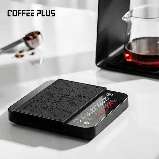 手冲咖啡电子秤手冲咖啡秤咖啡称电子秤粉水比咖啡秤智能计时充电 商品图2