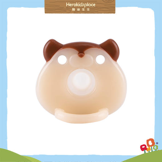 日本Richell全硅胶安抚奶嘴 新生儿用 松鼠02916 商品图0