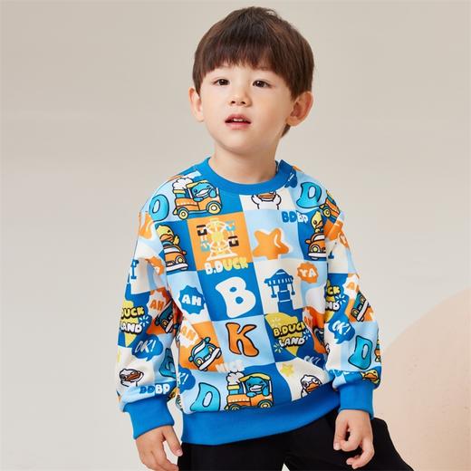 B.DUCK小黄鸭童装春秋圆领卫衣90-130 BF3408063A 商品图0