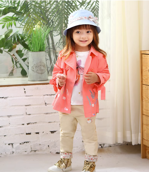 棉果果春秋款女童长袖外套M122100318114