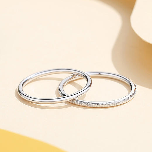 【留白】纯银S925银光面素圈戒指【JHY-R000053B-5】 商品图2