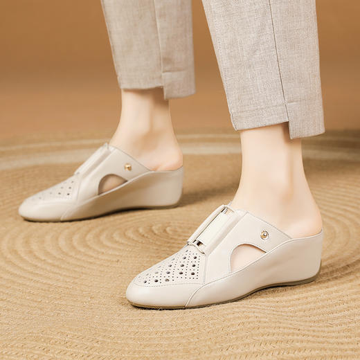 夏季新款，简约坡跟两穿凉鞋XYM-k767 商品图1