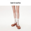 lost in echo设计师品牌铆钉绑带休闲百搭甜酷厚底增高玛丽珍凉鞋 商品缩略图3